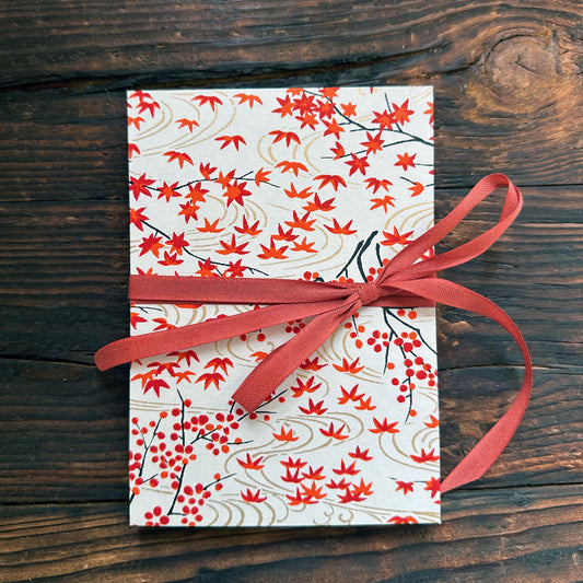 Leporello "rote Blätter"